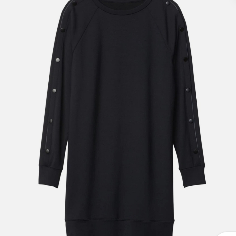 Athleta Snappy sweatshirt dress NWOT